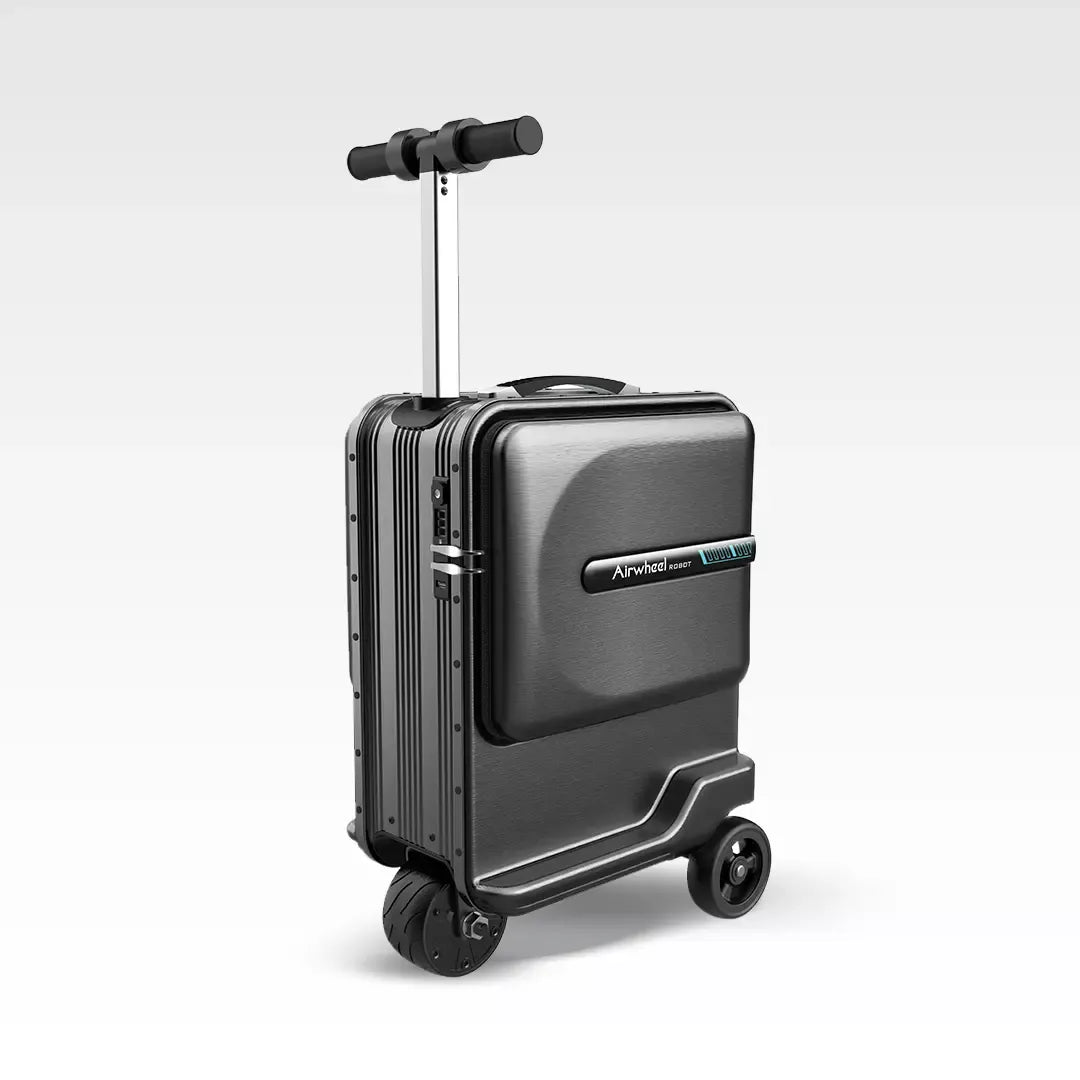 Nouveau Mini scooter électrique maniable Black pink Silver tech suitcase  (bagage) en 2023 - Airwheel SE3S