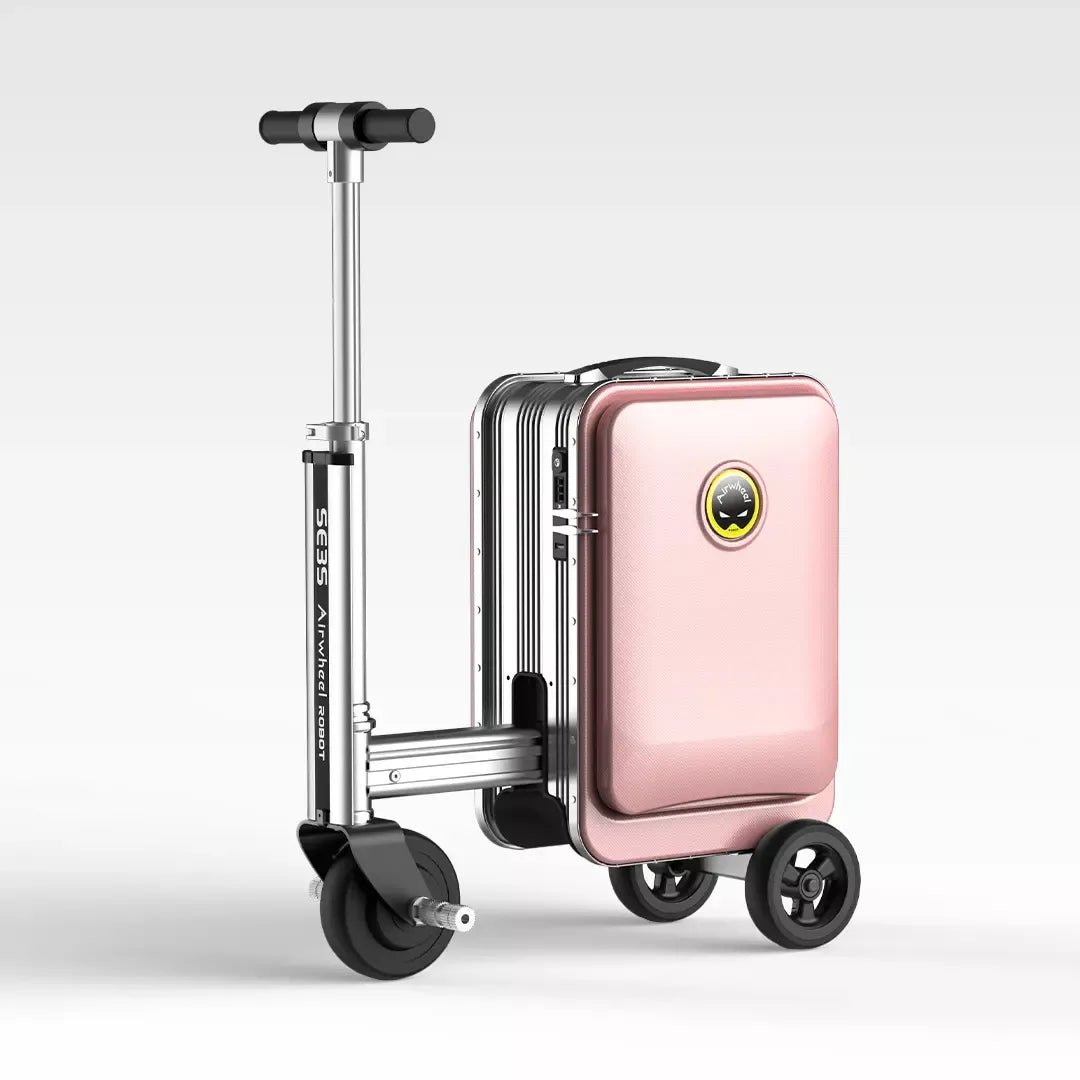 Motorised top hand luggage
